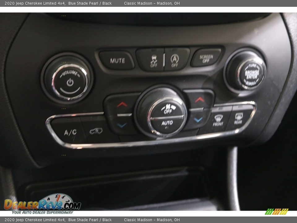 2020 Jeep Cherokee Limited 4x4 Blue Shade Pearl / Black Photo #17