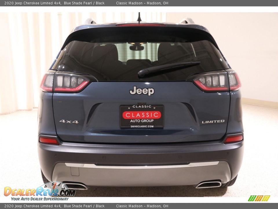 2020 Jeep Cherokee Limited 4x4 Blue Shade Pearl / Black Photo #23