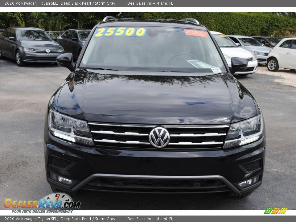 2020 Volkswagen Tiguan SEL Deep Black Pearl / Storm Gray Photo #3