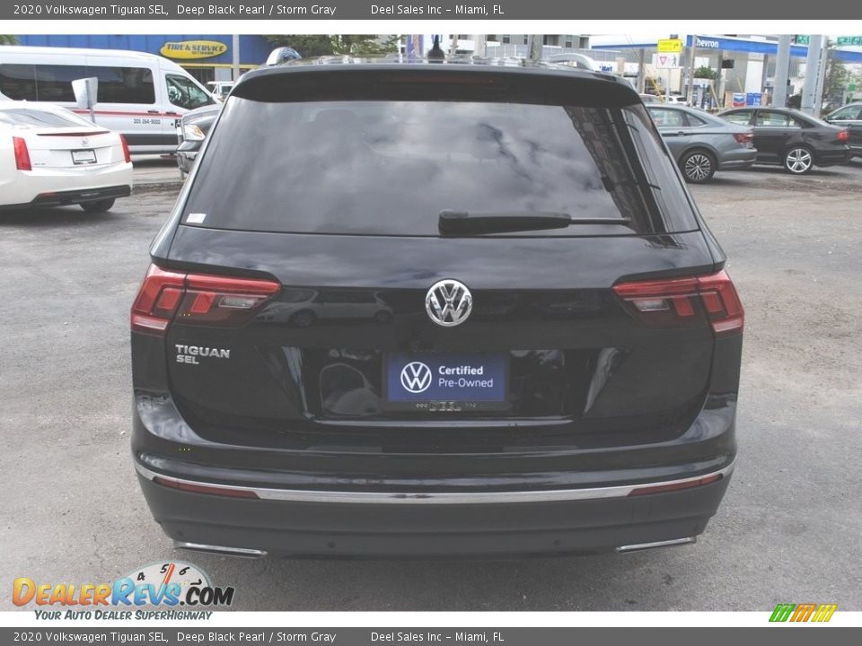 2020 Volkswagen Tiguan SEL Deep Black Pearl / Storm Gray Photo #8