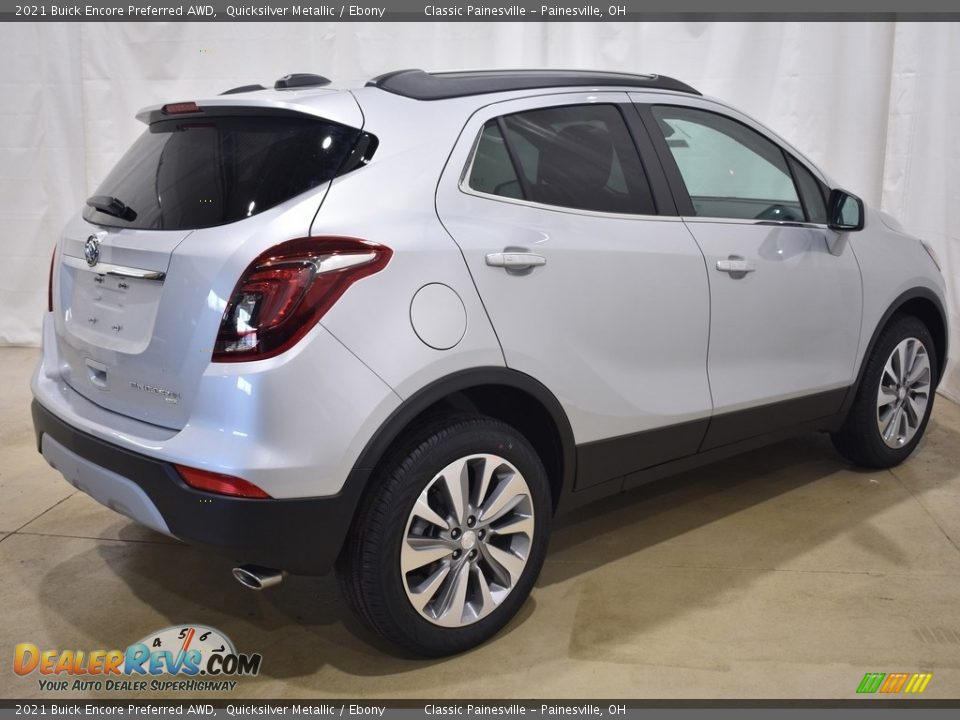 2021 Buick Encore Preferred AWD Quicksilver Metallic / Ebony Photo #2