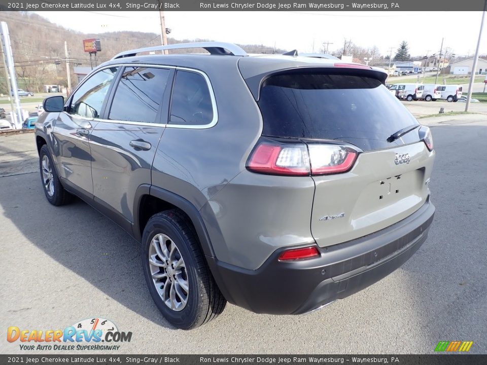 2021 Jeep Cherokee Latitude Lux 4x4 Sting-Gray / Black Photo #4