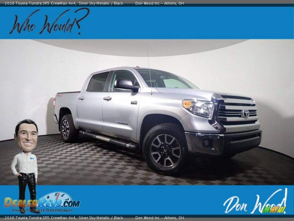2016 Toyota Tundra SR5 CrewMax 4x4 Silver Sky Metallic / Black Photo #1
