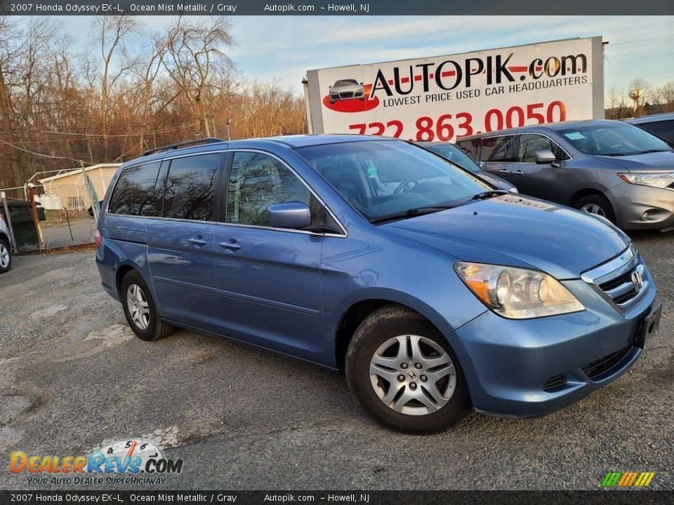 2007 Honda Odyssey EX-L Ocean Mist Metallic / Gray Photo #1