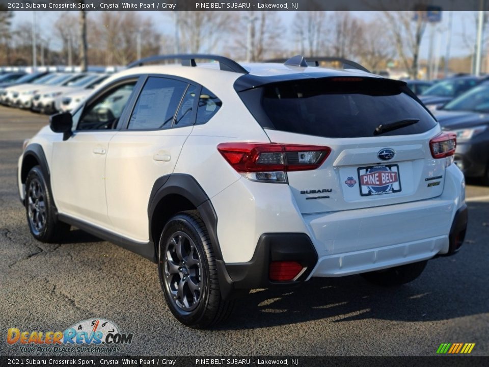 2021 Subaru Crosstrek Sport Crystal White Pearl / Gray Photo #6