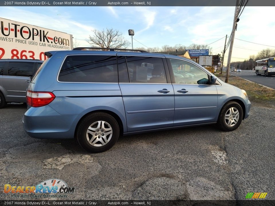 2007 Honda Odyssey EX-L Ocean Mist Metallic / Gray Photo #3