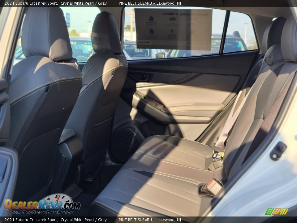 2021 Subaru Crosstrek Sport Crystal White Pearl / Gray Photo #9