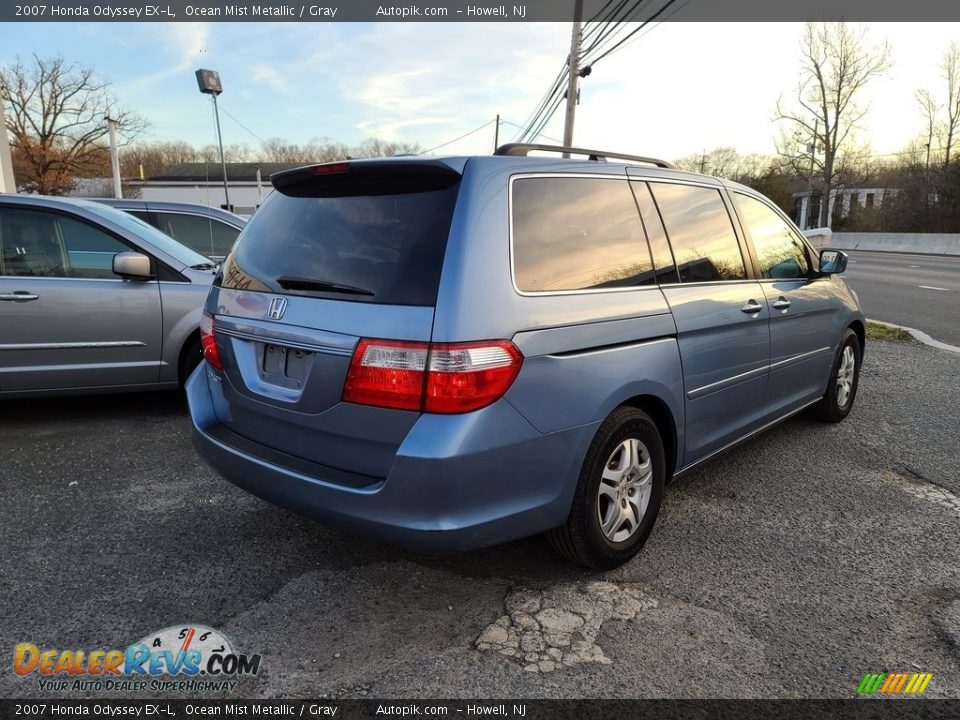 2007 Honda Odyssey EX-L Ocean Mist Metallic / Gray Photo #4