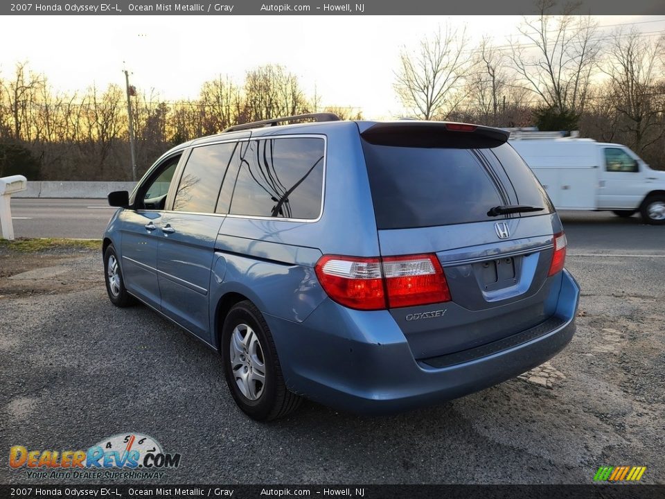 2007 Honda Odyssey EX-L Ocean Mist Metallic / Gray Photo #6