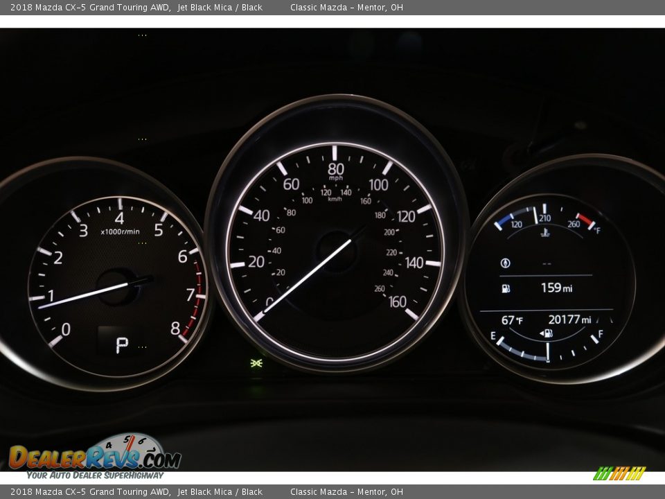 2018 Mazda CX-5 Grand Touring AWD Jet Black Mica / Black Photo #7