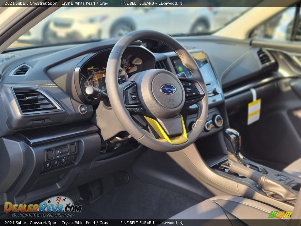 2021 Subaru Crosstrek Sport Crystal White Pearl / Gray Photo #13