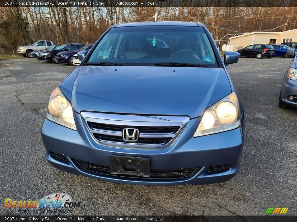 2007 Honda Odyssey EX-L Ocean Mist Metallic / Gray Photo #8