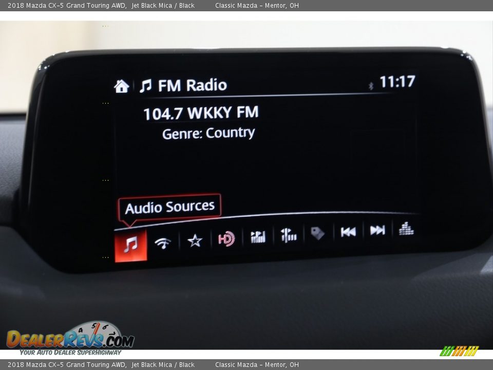 2018 Mazda CX-5 Grand Touring AWD Jet Black Mica / Black Photo #11