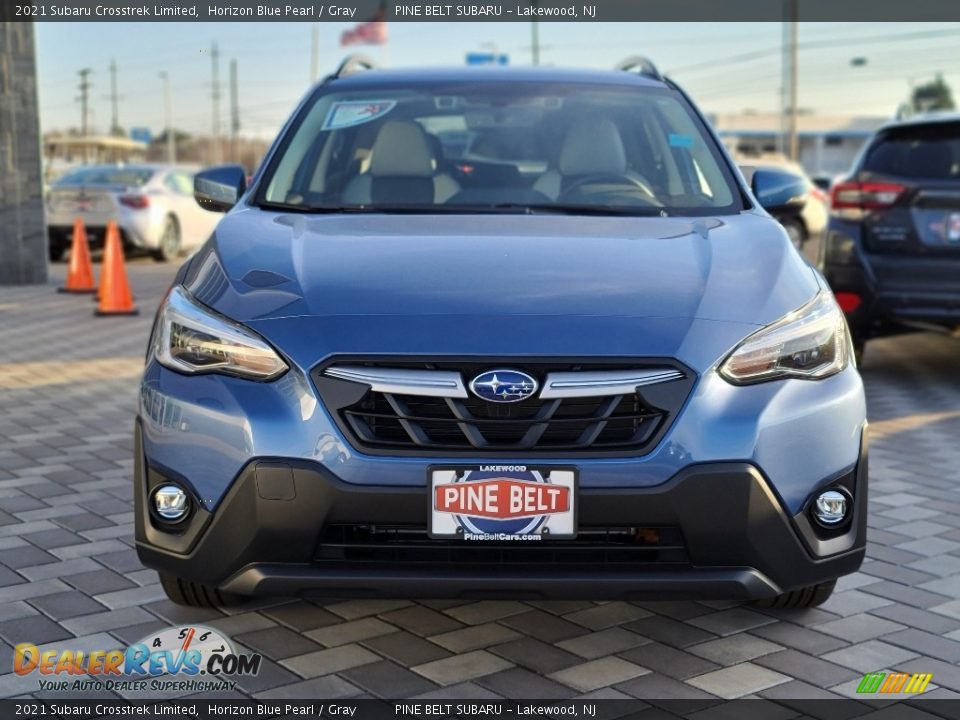 2021 Subaru Crosstrek Limited Horizon Blue Pearl / Gray Photo #3