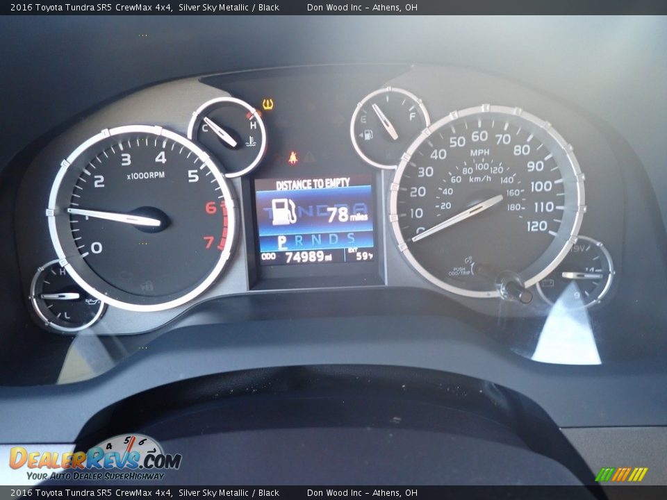 2016 Toyota Tundra SR5 CrewMax 4x4 Silver Sky Metallic / Black Photo #24