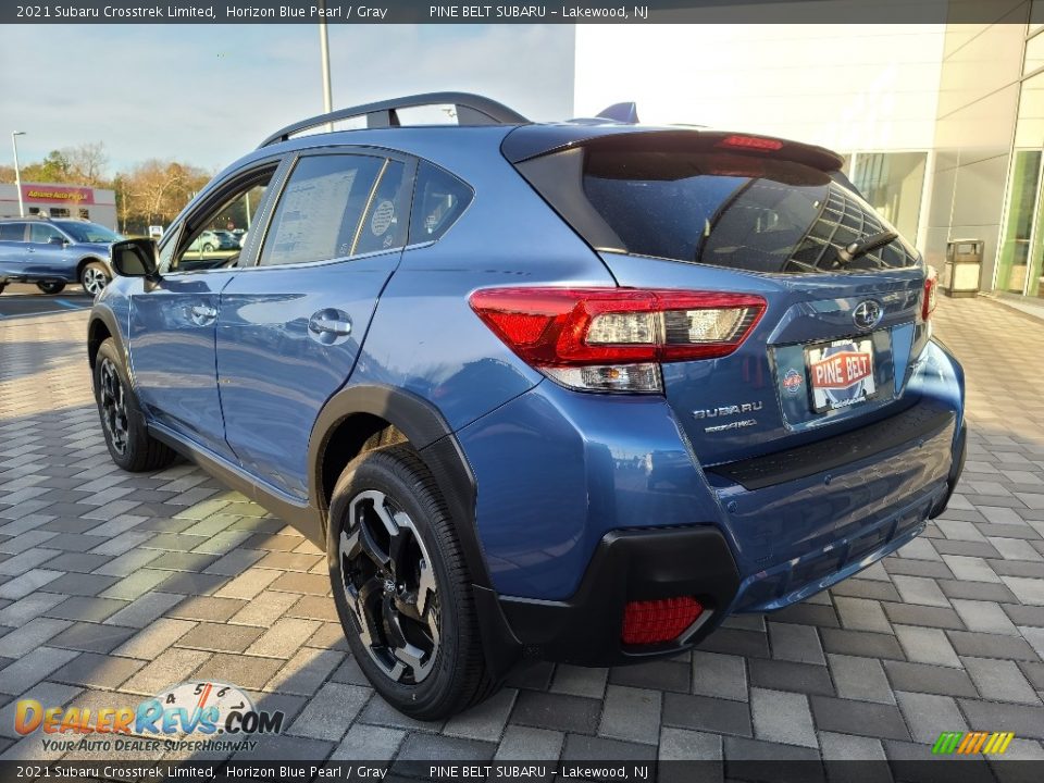2021 Subaru Crosstrek Limited Horizon Blue Pearl / Gray Photo #6