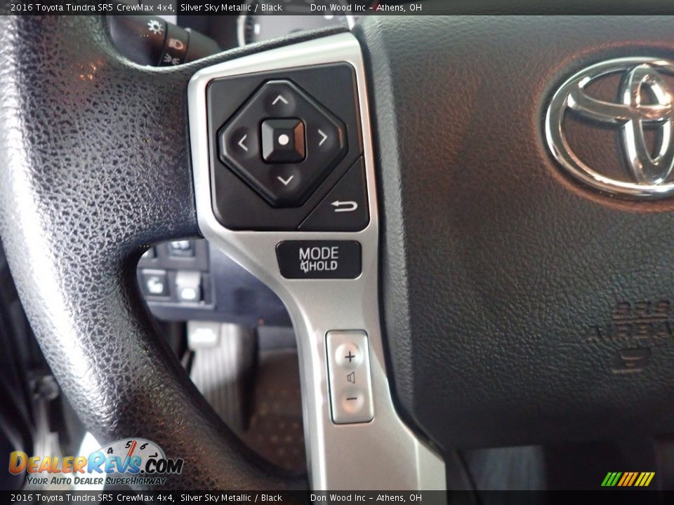 2016 Toyota Tundra SR5 CrewMax 4x4 Silver Sky Metallic / Black Photo #25