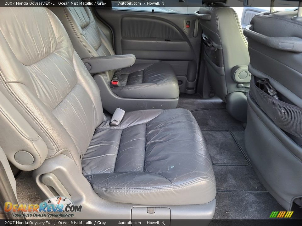 2007 Honda Odyssey EX-L Ocean Mist Metallic / Gray Photo #17