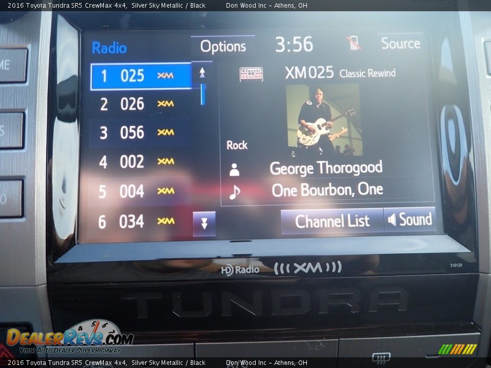 2016 Toyota Tundra SR5 CrewMax 4x4 Silver Sky Metallic / Black Photo #30