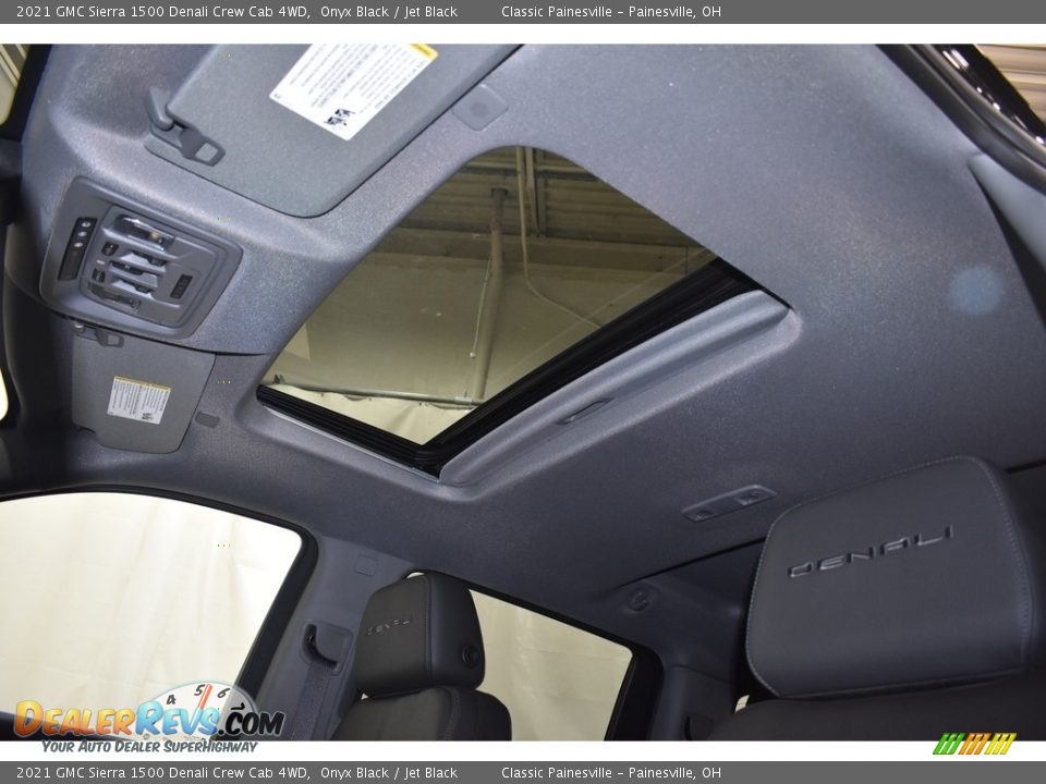 2021 GMC Sierra 1500 Denali Crew Cab 4WD Onyx Black / Jet Black Photo #6