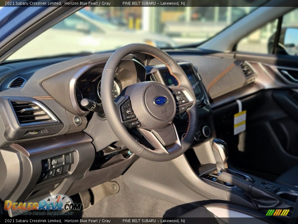 2021 Subaru Crosstrek Limited Horizon Blue Pearl / Gray Photo #13