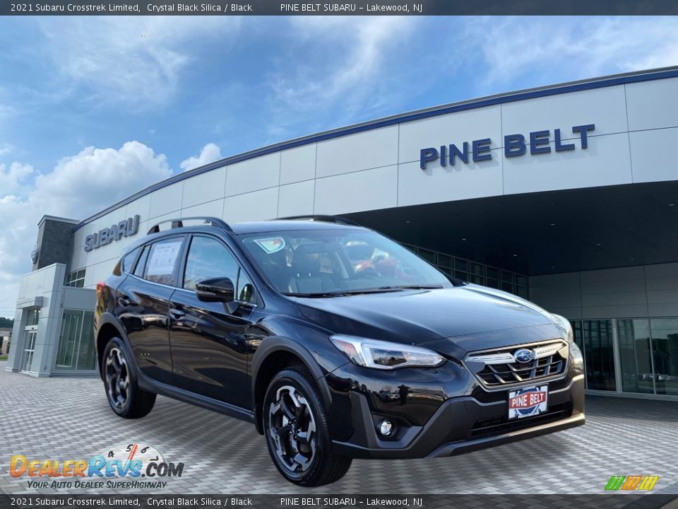 2021 Subaru Crosstrek Limited Crystal Black Silica / Black Photo #1