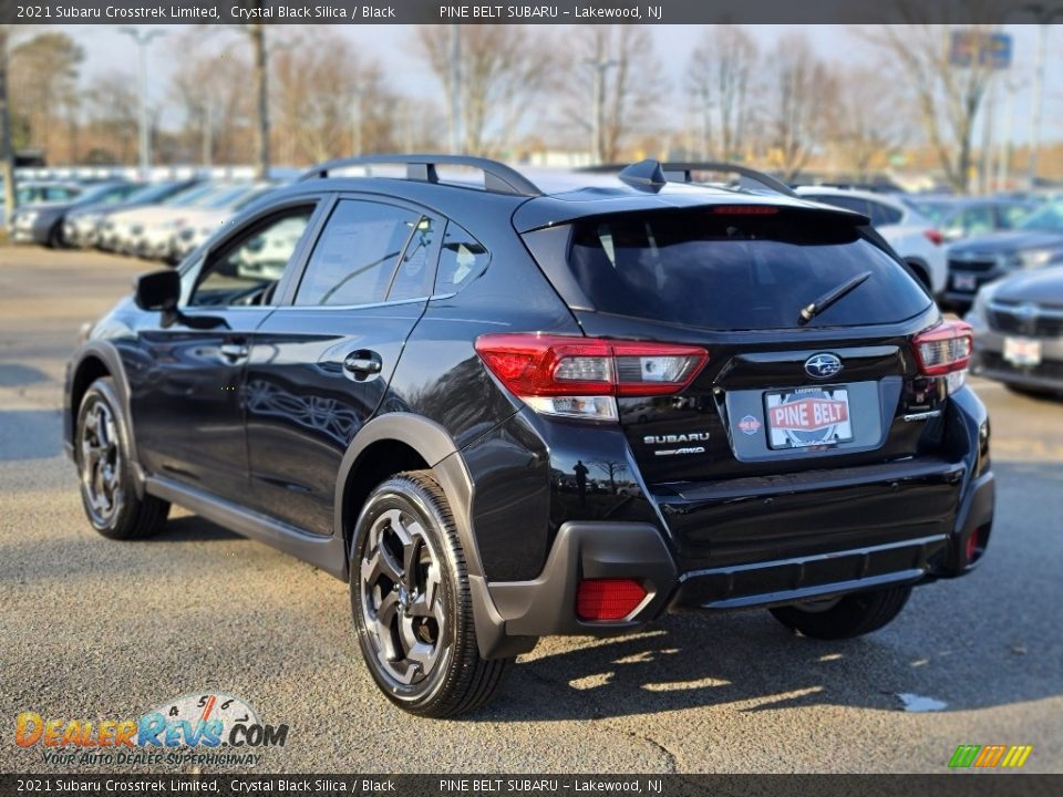 2021 Subaru Crosstrek Limited Crystal Black Silica / Black Photo #6