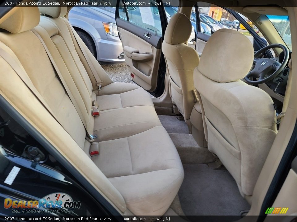 2007 Honda Accord EX Sedan Moroccan Red Pearl / Ivory Photo #17