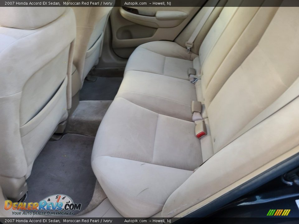 2007 Honda Accord EX Sedan Moroccan Red Pearl / Ivory Photo #18