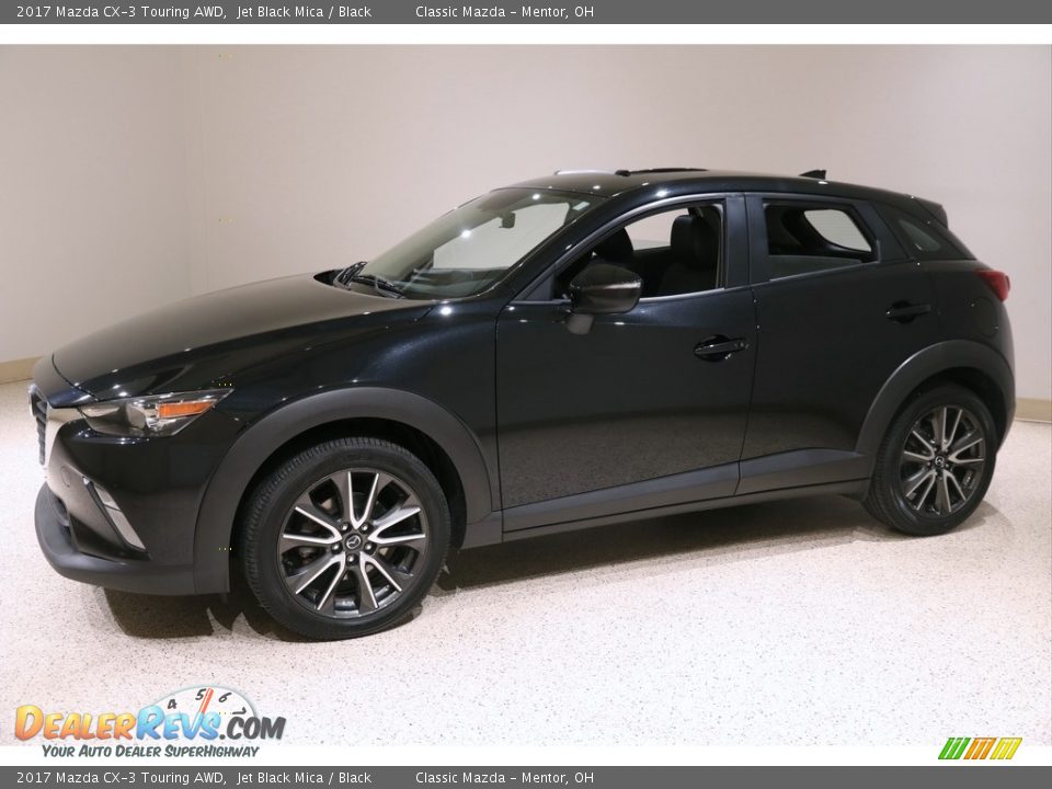 2017 Mazda CX-3 Touring AWD Jet Black Mica / Black Photo #3