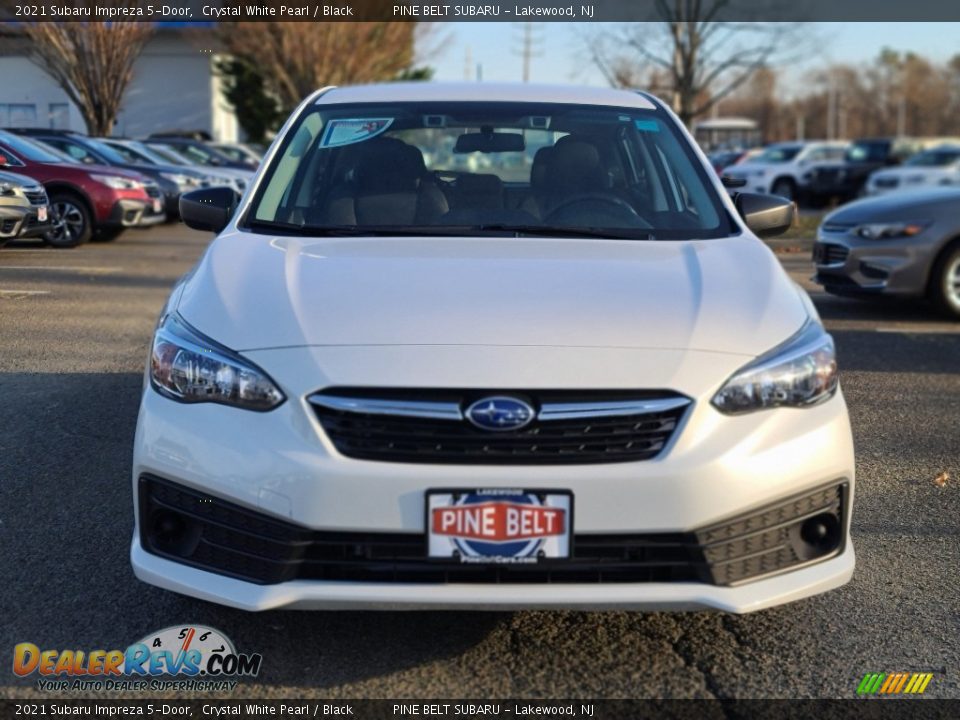 2021 Subaru Impreza 5-Door Crystal White Pearl / Black Photo #3