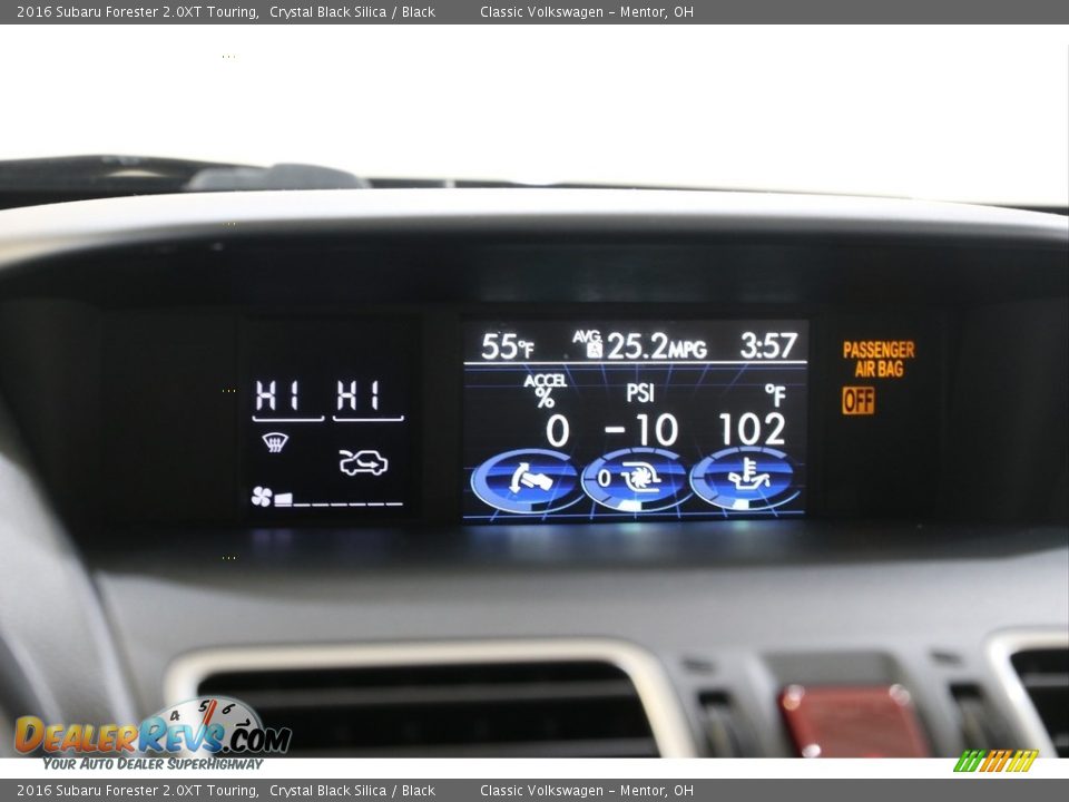 Controls of 2016 Subaru Forester 2.0XT Touring Photo #13