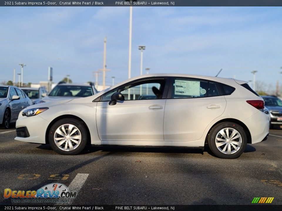 2021 Subaru Impreza 5-Door Crystal White Pearl / Black Photo #4