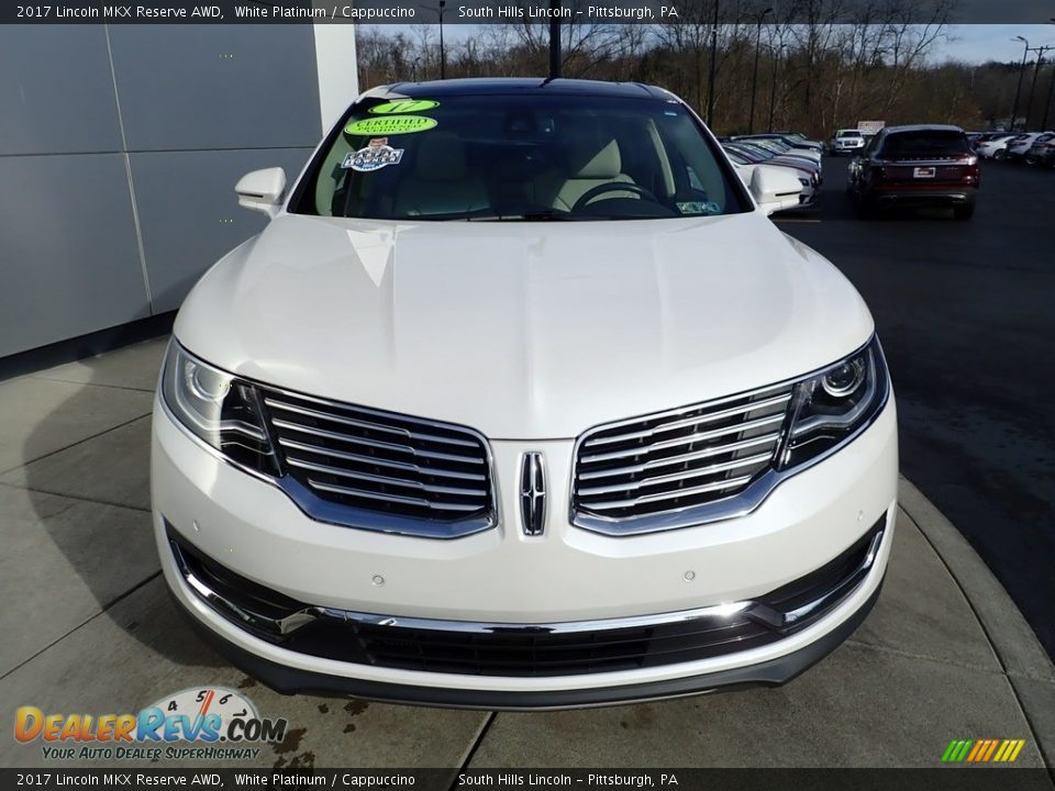 2017 Lincoln MKX Reserve AWD White Platinum / Cappuccino Photo #9