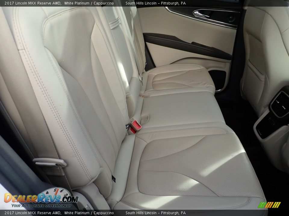 2017 Lincoln MKX Reserve AWD White Platinum / Cappuccino Photo #14