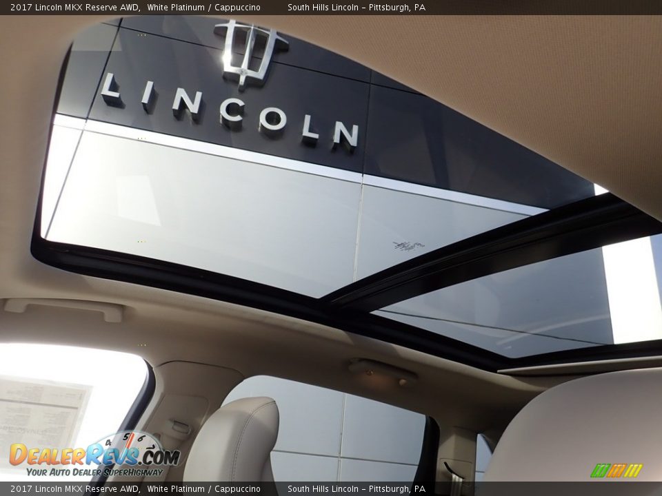 2017 Lincoln MKX Reserve AWD White Platinum / Cappuccino Photo #20