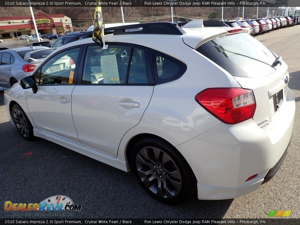 2016 Subaru Impreza 2.0i Sport Premium Crystal White Pearl / Black Photo #3