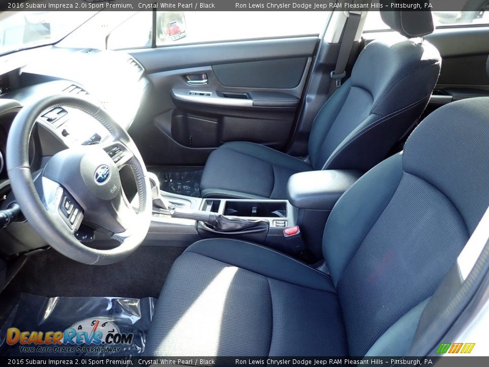 Front Seat of 2016 Subaru Impreza 2.0i Sport Premium Photo #11