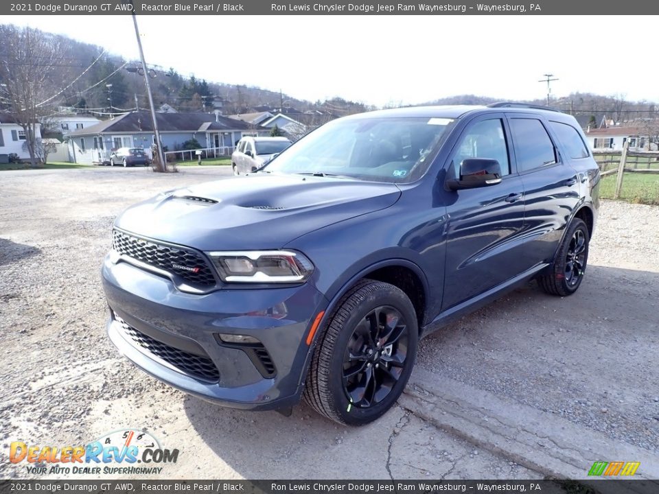2021 Dodge Durango GT AWD Reactor Blue Pearl / Black Photo #1