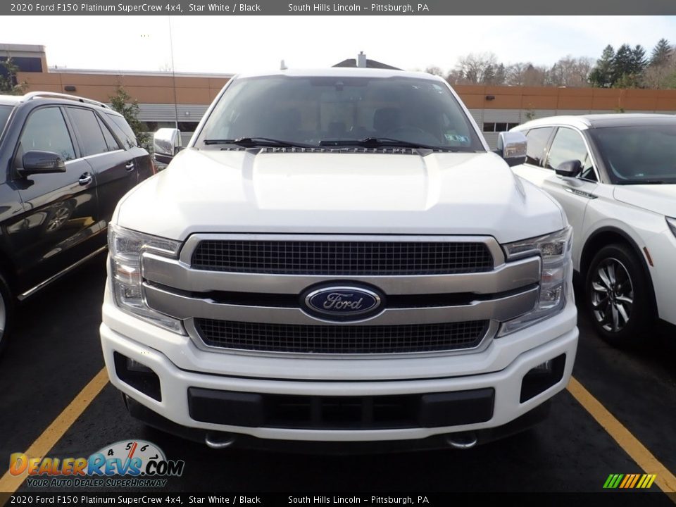 2020 Ford F150 Platinum SuperCrew 4x4 Star White / Black Photo #3