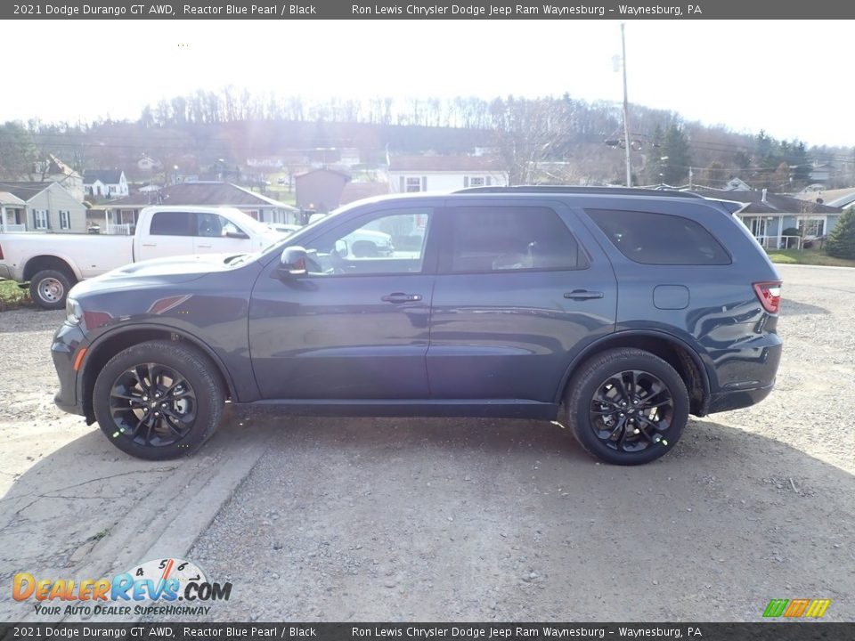 2021 Dodge Durango GT AWD Reactor Blue Pearl / Black Photo #3