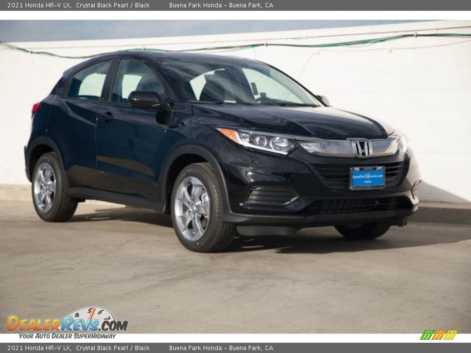 2021 Honda HR-V LX Crystal Black Pearl / Black Photo #1