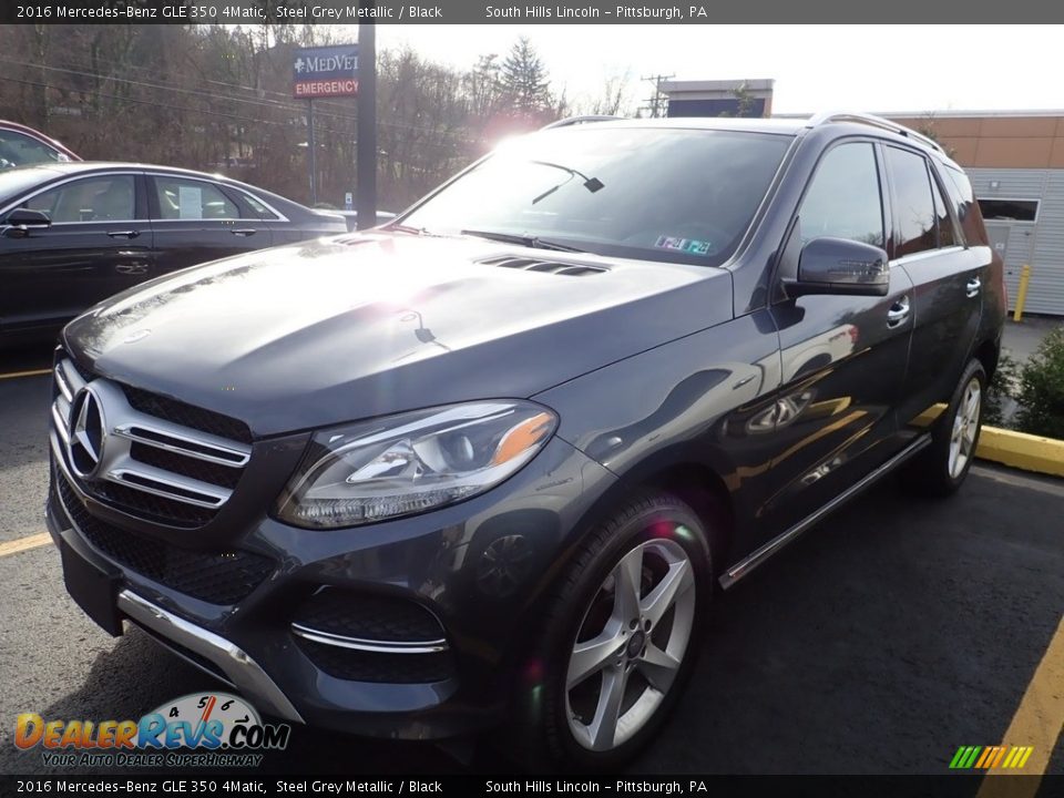 2016 Mercedes-Benz GLE 350 4Matic Steel Grey Metallic / Black Photo #1