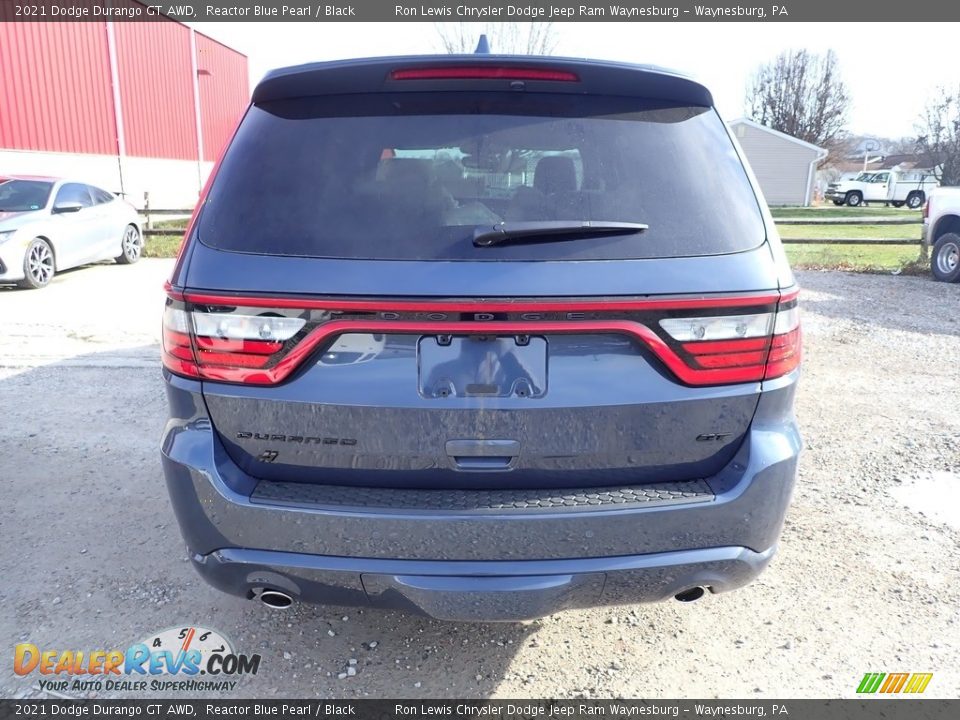 2021 Dodge Durango GT AWD Reactor Blue Pearl / Black Photo #5