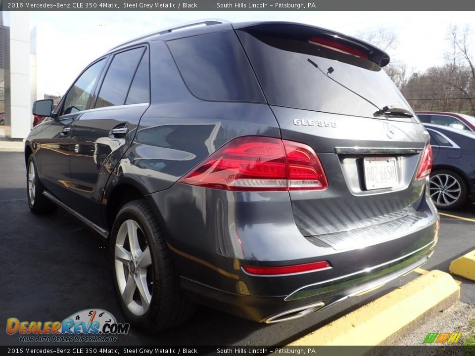 2016 Mercedes-Benz GLE 350 4Matic Steel Grey Metallic / Black Photo #2