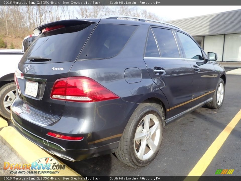 2016 Mercedes-Benz GLE 350 4Matic Steel Grey Metallic / Black Photo #3