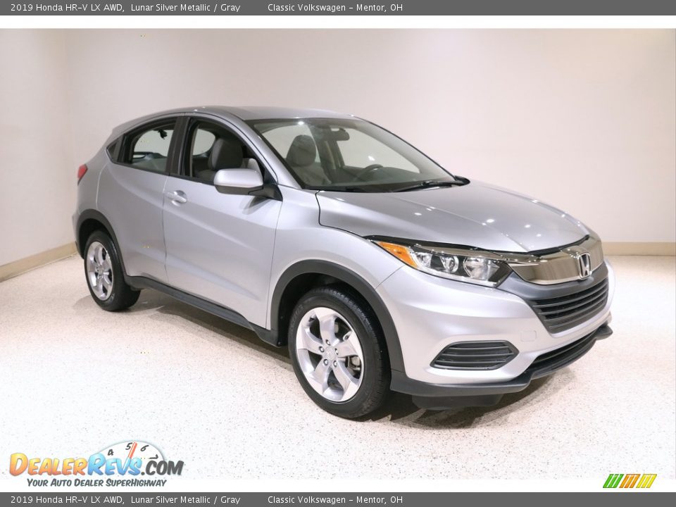 2019 Honda HR-V LX AWD Lunar Silver Metallic / Gray Photo #1