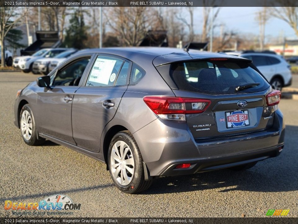 2021 Subaru Impreza 5-Door Magnetite Gray Metallic / Black Photo #6