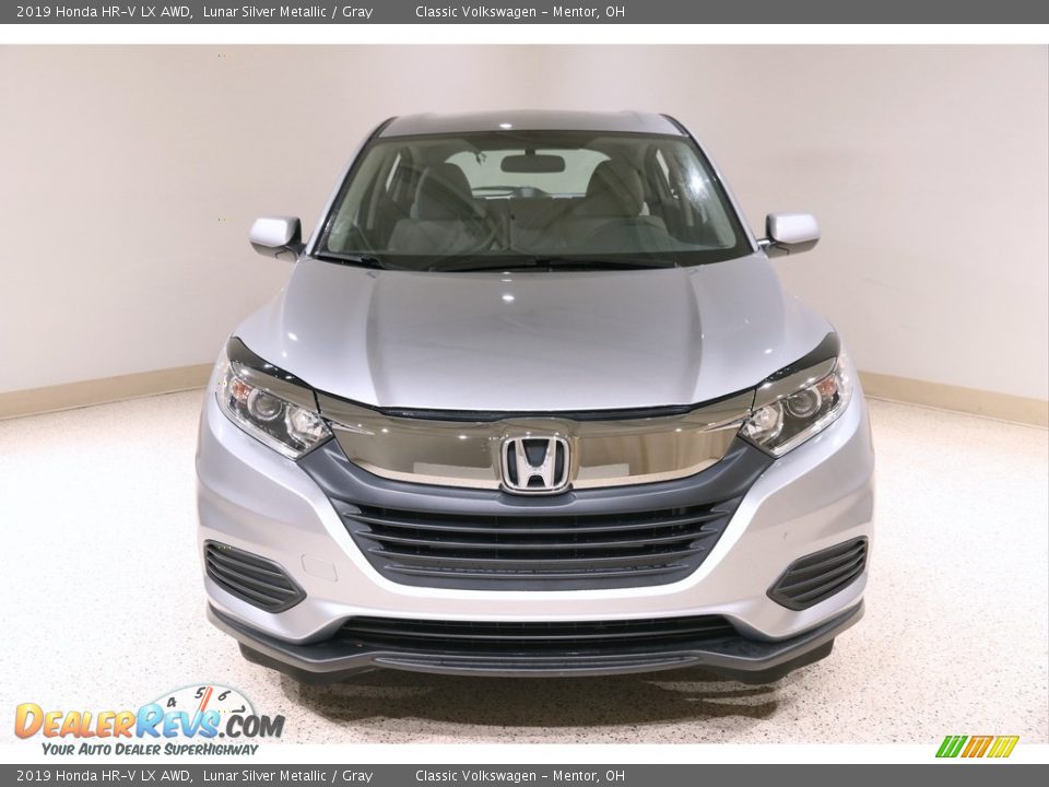 2019 Honda HR-V LX AWD Lunar Silver Metallic / Gray Photo #2