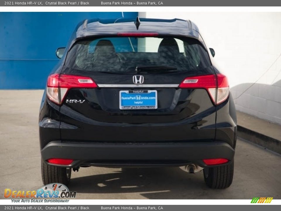 2021 Honda HR-V LX Crystal Black Pearl / Black Photo #7